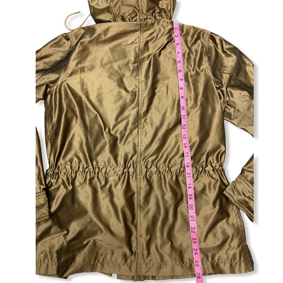 Lauren Ralph Lauren Bronze Metallic Utility Jacket - Picture 7 of 9